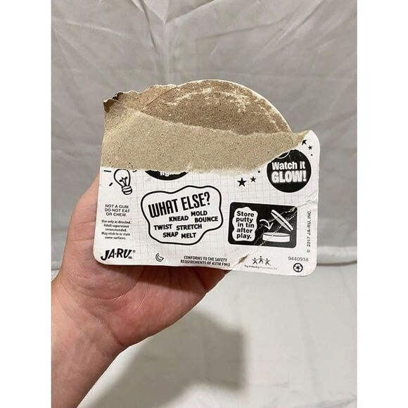 JA-RU Lab Putty Glow in The Dark Slime Putty Toy and Tin Container Sealed - Picture 5 of 5